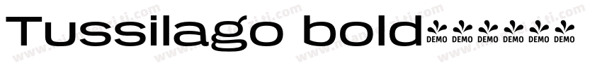 Tussilago bold字体转换
